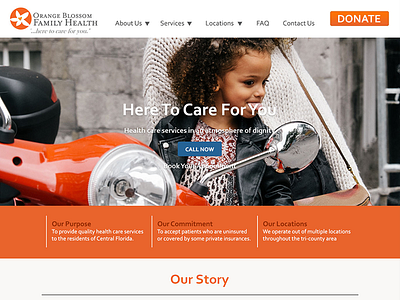 HCCH Mockup design mock up non profit web