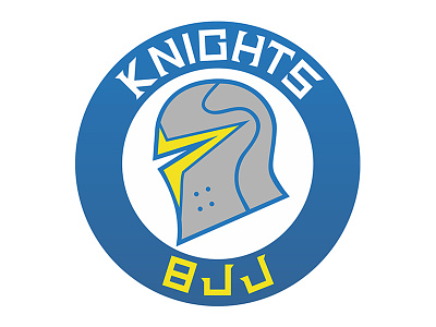 Knights Bjj Logo bjj design helmet logo