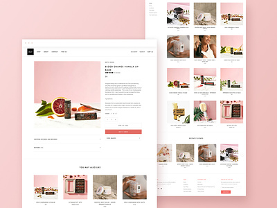Shopify Theme-Based Design for Lip and Body Care Products Brand