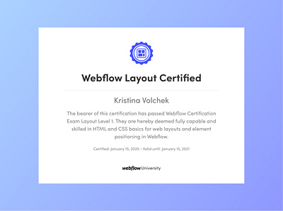 Webflow Layout Certification - Expectations vs Reality certificate certificates certification certified css figma figmadesign graphic design graphicdesign html layout layout design web design webdesign webdesigner webflow webflow agency webflow certificate website