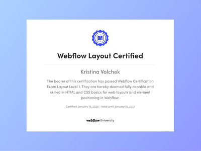 Webflow Layout Certification - Expectations vs Reality