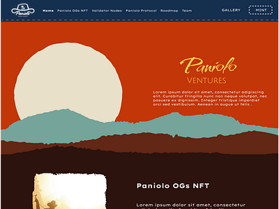 Paniolo ventures UI design