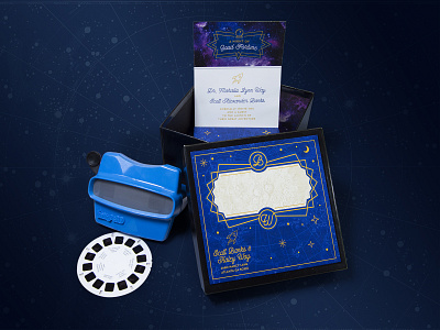 Trip to the Moon Wedding Invitation invitation movies scifi viewmaster wedding