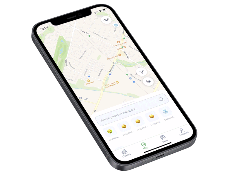 BestMap - Bikes app design figma mobile mobile app ui ux