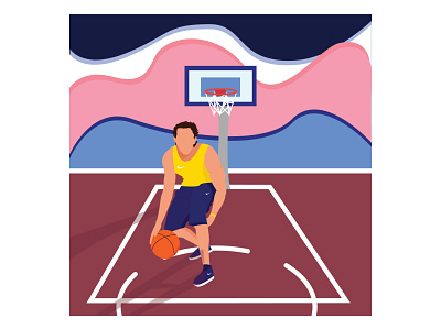 Basketball Nike Concept adobe branding design hello hello dribbble illustration photo poster typography vector