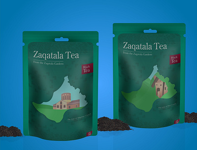 Zaqatala Tea Packaging Concept adobe branding design hello illustration packaging packagingdesign photo poster tea typography vector