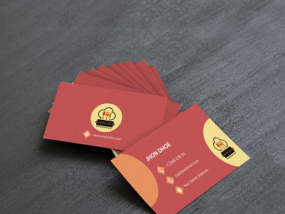 Rastaurant Business card 300dpi bleed branding business card design design eps flat illustration minimalist vector web