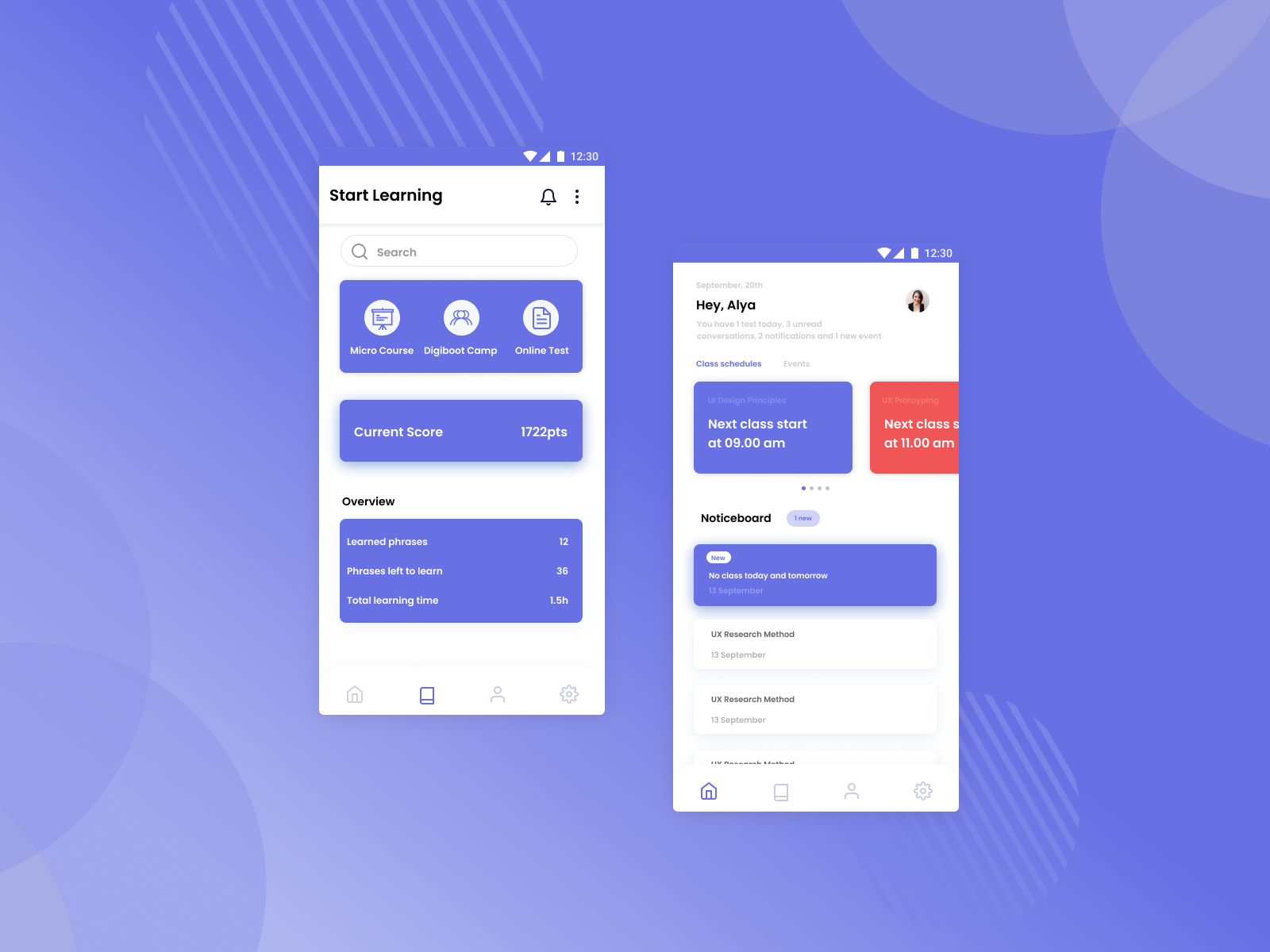 UI/UX Design Learning apps by Yoga Pratama H on Dribbble