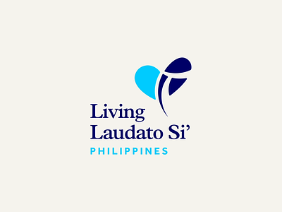 Living Laudato Si Philippines Identity and Website branding flat logo minimalist philippines ui ux website
