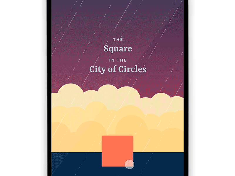 The Square in the City of Circles (GIF) adobexd madewithadobexd