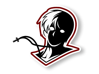 Amai Mask from one punchman branding flat flat design illustration logo mascot logo simply logo tribute vector vector artwork