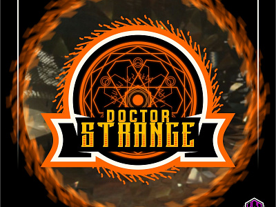 Doctor Strange inpirations logo branding design doctor strange esports esports logo flat design flat logo design logo marvel simply logo tribute vector
