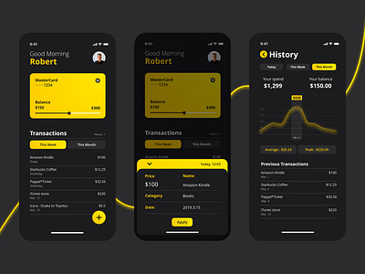 Personal Finance App app branding design finance app flat minimal ui ux