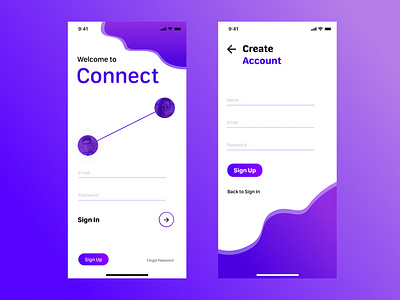 D1_UI Daily Challenge_ Sign Up app dailyui design flat ui