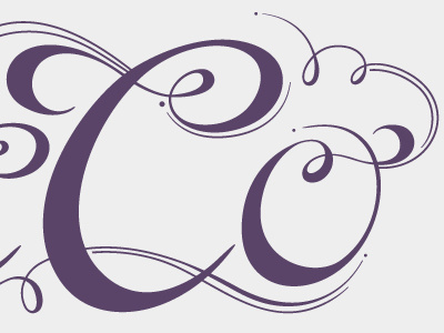 Co custom hand drawn lettering logotype