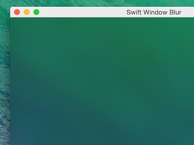 OSX Yosemite Window Blur
