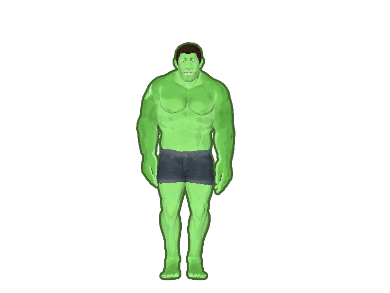Yay Hulk animation fuse photoshop