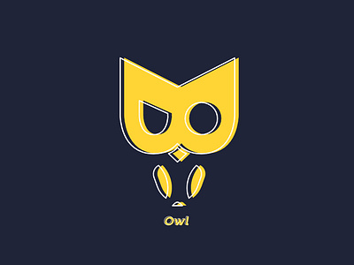 Owl art branding combination design design logo dribbble illustration logo owl ui vector