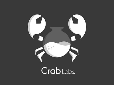 Crab Labs brand design branding combination crab design dribbble illustration labs logo ui vector