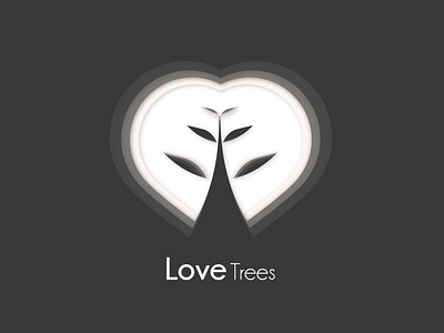 Love Trees art branding combination design dribbble illustration logo logo design love trees ui vector