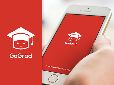 GoGrad App Logo app design graduation icon illustration ios ios 7 logo mortarboard