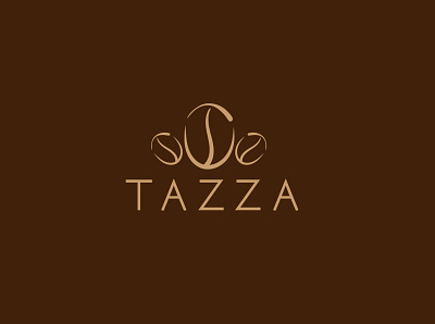 Coffee bean logo coffee bean logo coffee logo creative flat logo logo design tazza