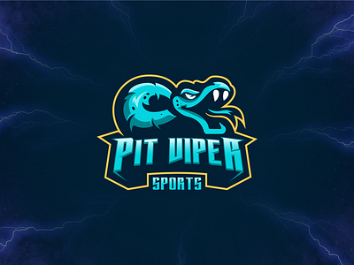 Pit Viper Sports logo logodesign mascot design mascot logo