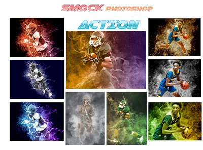 Smock Photoshop Action action art artistic brush color drawing effect fog hand drawing images manipulation photoshop photoshop action portrait professional psd smock template