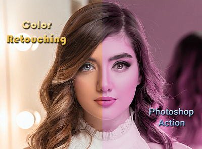 Color Retouching Photoshop Action actions add ons colorful digital art effects fresh image light matte photo editor photo effect photodigital photography photoshop portrait professional quality retouching skin retouch