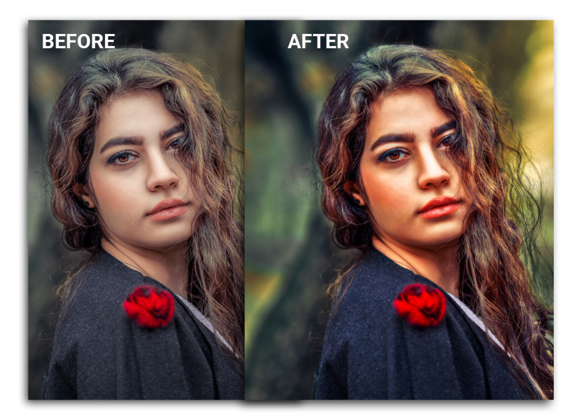 Dodge & Burn Action by AL AMIN on Dribbble