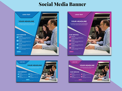Corporate Social Media banners