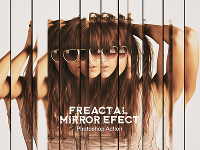 Fractal Mirror Effect Photoshop Action