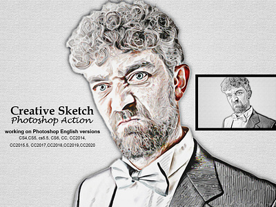 Creative Sketch Photoshop Action action artistic brush color creative sketch drawing effect hand drawing images line art outlin pencil sketch pencil sketch action photoshop portrait psd sketch art sketch effect sketch portrait template