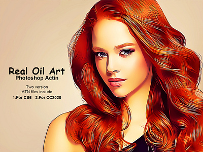 Real Oil Art Photoshop Action