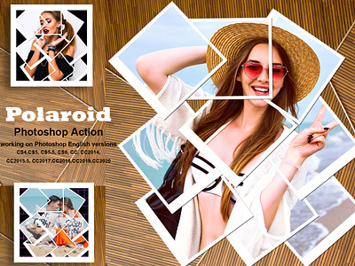 Polaroid Photoshop Action collage easy art effect frame panels photo album photo effect photography photoshop action photoshop filter photoshop frame photoshop tutorial picture polaroid action polaroid generator polaroid mockup psd polaroid photo frame portrait tutorial vintage polaroid