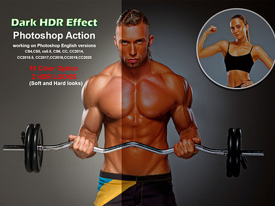 Dark HDR Effect Photoshop Action