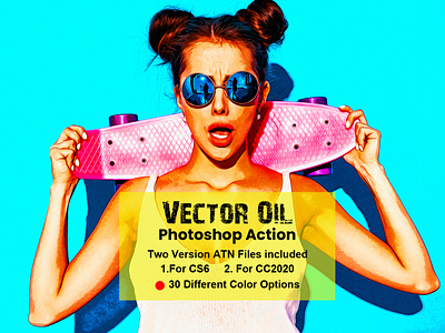 Vector Oil Photoshop Action