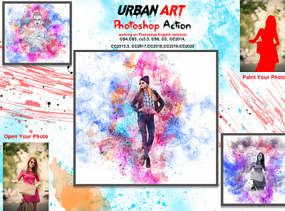 Urban Art Photoshop Action abstract artistic ink sketch ink splash painting effect photoshop brushes portrait portrait watercolor realistic urban art urban mixed urban painting photoshop urban sketch photoshop urban watercolor painting vector art effect vector painting vintage wall art watercolor effect watercolor photoshop