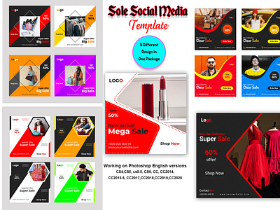 Sale Social Media Template Design