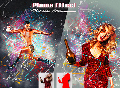Plasma Effect Photoshop Action artistic color effect dark halftone pattern hand drawn light particle photo art plasma plasma action plasma effect realistic watercolor smudge art stain brushes vector art watercolor art watercolor brush watercolor effect watercolor portrait
