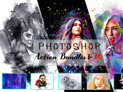Photoshop Action Bundles V-10 addons bundles