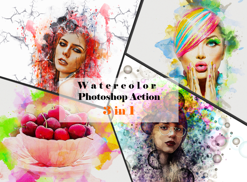 Watercolor Photoshop Action By Al Amin On Dribbble