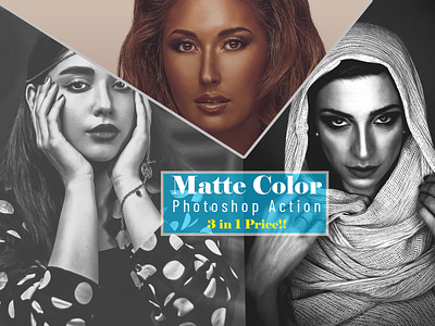 Matte Color Photoshop Action