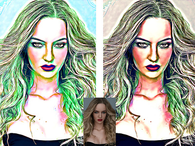 Portrait Art Photoshop Action photoshop tutorial