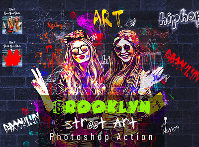Brooklyn Street Art Photoshop Action photoshop tutorial