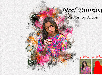 Real Painting Photoshop Action photoshop action