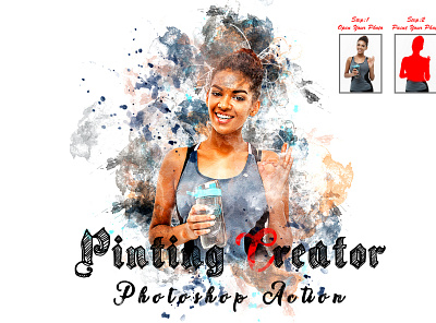 Painting Creator Photoshop Action photoshop action