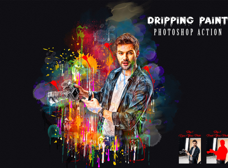 Dripping Paint Action by AL AMIN on Dribbble