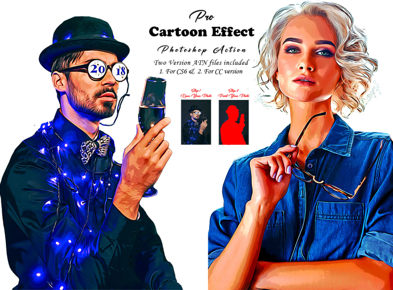 Pro Cartoon Effect Photoshop Action by AL AMIN on Dribbble
