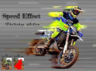 Speed Effect Photoshop Action photoshop action